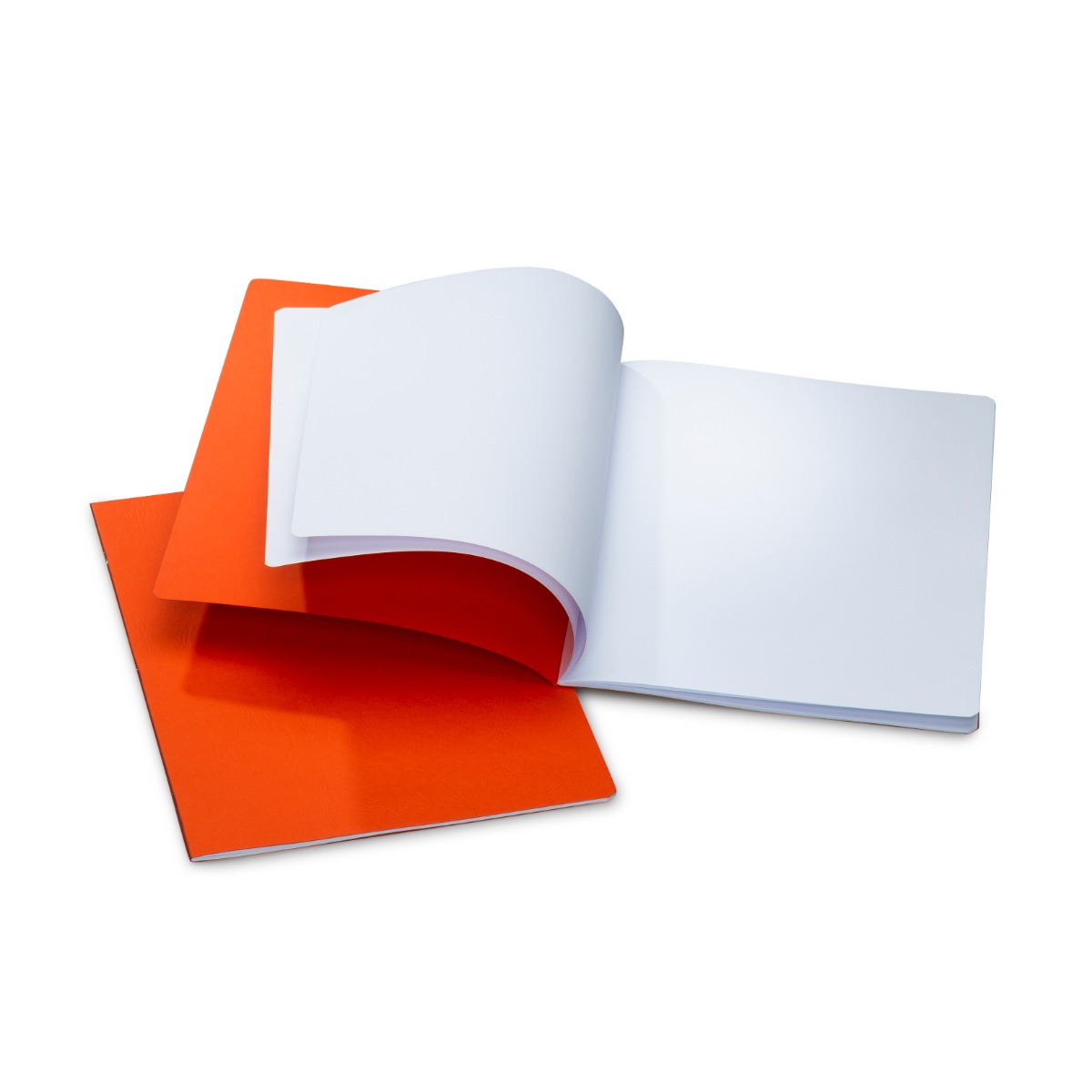 Periodhäfte , stort, - stående - 32x38 cm - orange  image