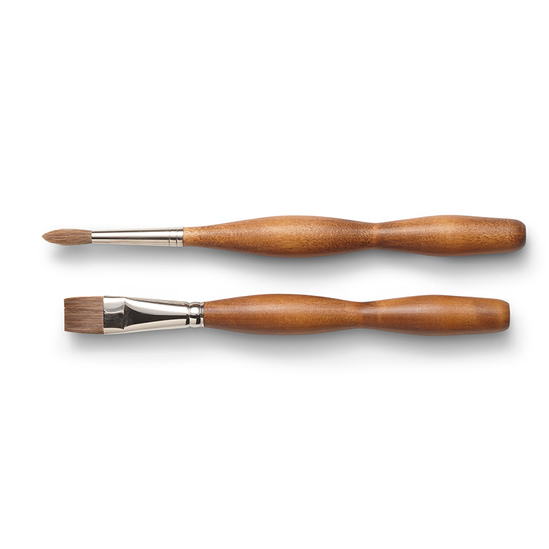Synthetic cow hair with ergonomically shaped grip 16 mm  image