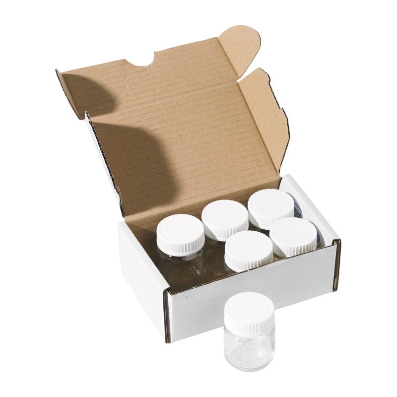 Glasburk m lock - 50 ml - 45 glasburkar  image