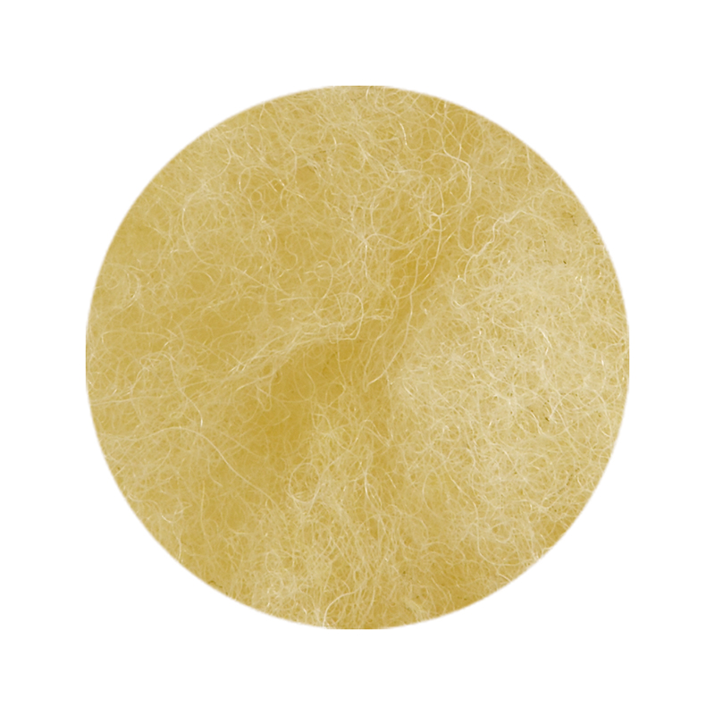 Kardad ull växtfärgad , enfärgade - 100g - färg: citrongul image