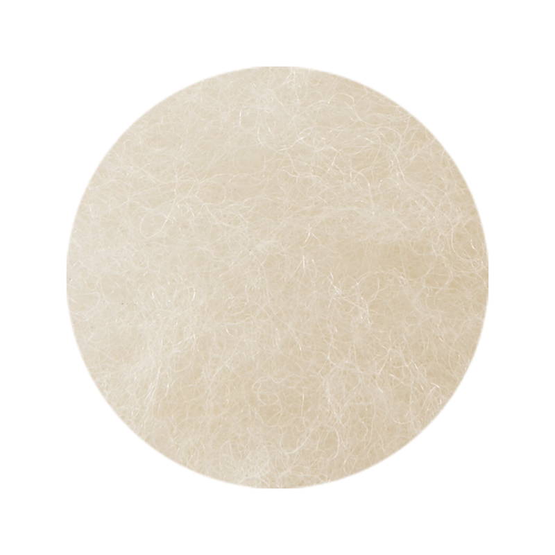 Kardad ull växtfärgad , enfärgade - 100g - färg: vit image