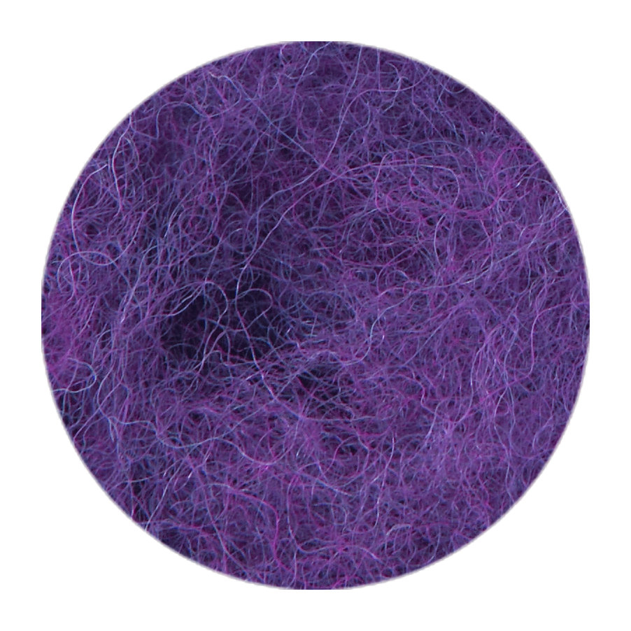 Filges kardad ull växtfärgad, enfärgade - 100 gram - lila image