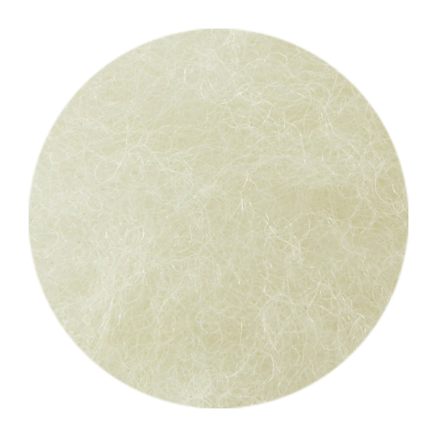 Filges kardad ull växtfärgad, enfärgade - 100 gram - vit image