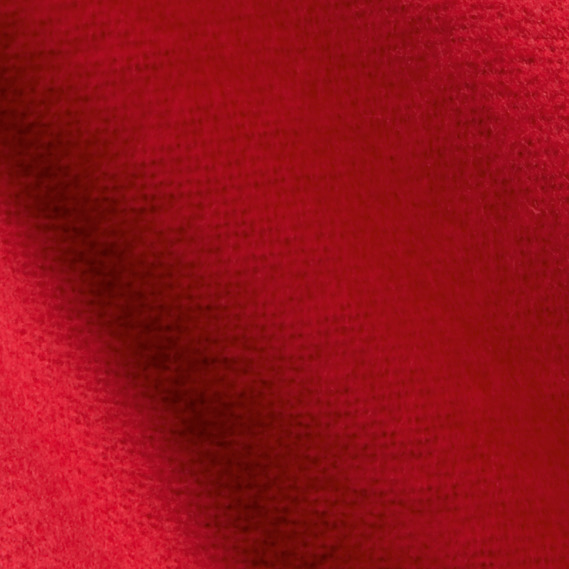 Flanell ren bomull - 130x500 cm -enfärgade - färg: karminröd image