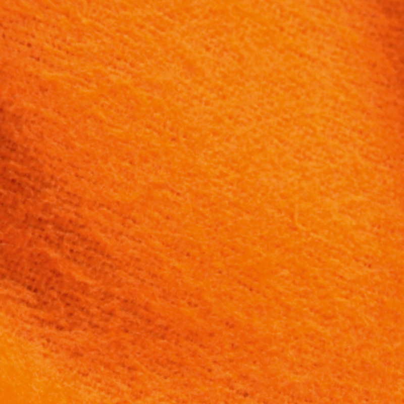Flanell ren bomull - 130x500 cm -enfärgade - färg: höstorange image