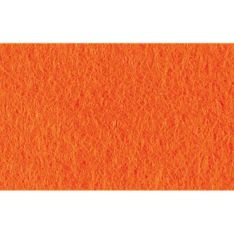 Filt - 50:50 - 45x250 cm - enfärgad - orange  image