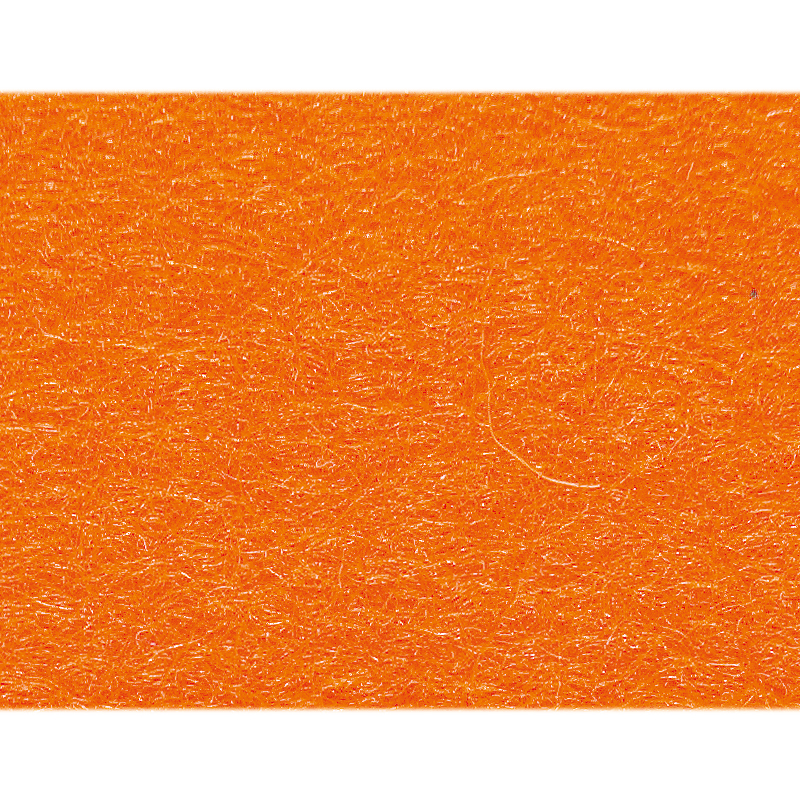 Filt - 45x250 cm - enfärgad - orange  image