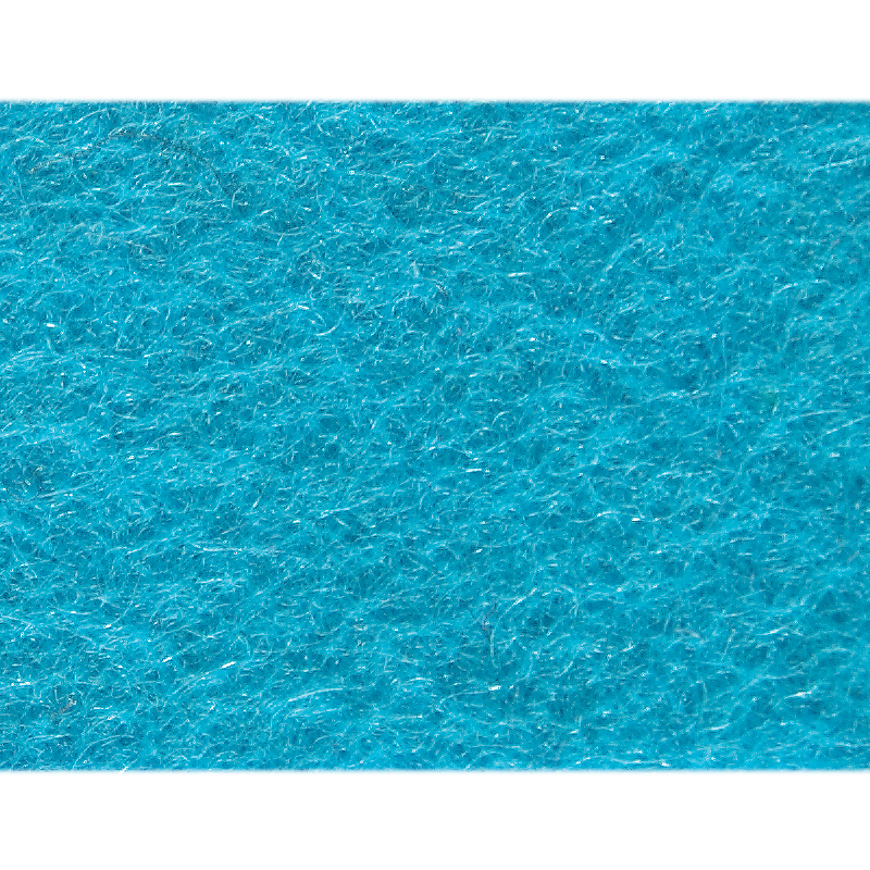 Filt - 45x250 cm - enfärgad - turkos  image