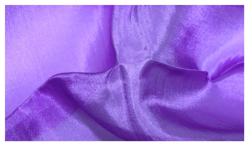 Filges Siden - tunt - växtfärgat - fållad - 207 x 94 cm. 22g/m2. Purple  image
