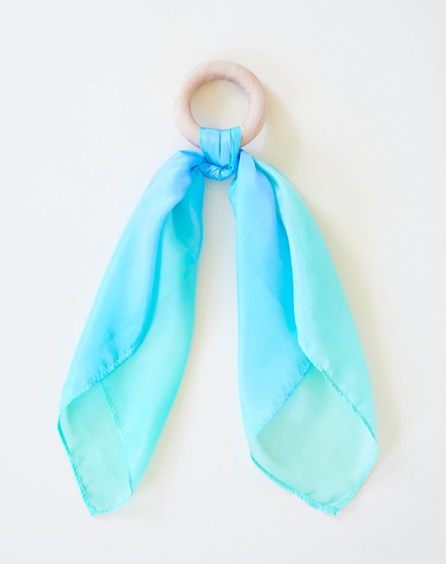 Sarah's Silks teething ring Sea image