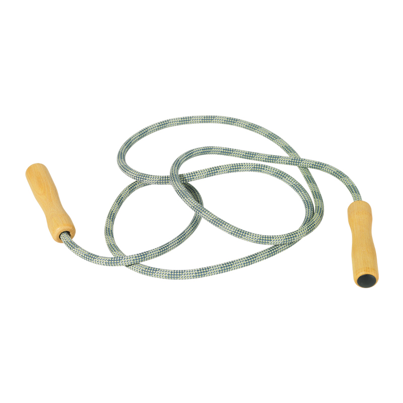 Skipping rope with wooden handles image