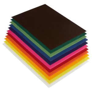 Drakpapper - 50x70 cm - 100 ark - 11 färger 