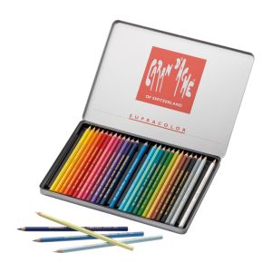 Caran d'Ache Supracolor Aquarellpennor-30 färger