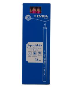 Lyra färgpennor Super Ferby Lackade Triangelformade - 12 pennor - en färg 