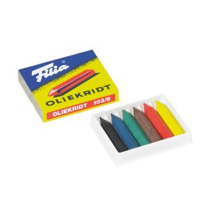 Filia oljekritor serie 103, 9 blandade färger. 