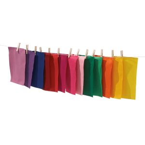Filt - 50:50 - 20x30 cm - 10 filtbitar - enfärg