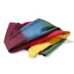 Filges ullfilt Bioland ekologiskt 200x45 cm - regnbågsfärgat 