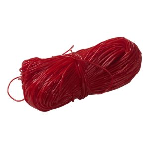 Pärltråd,röd, 1mm, plast