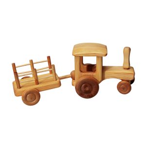 Traktor med vagn